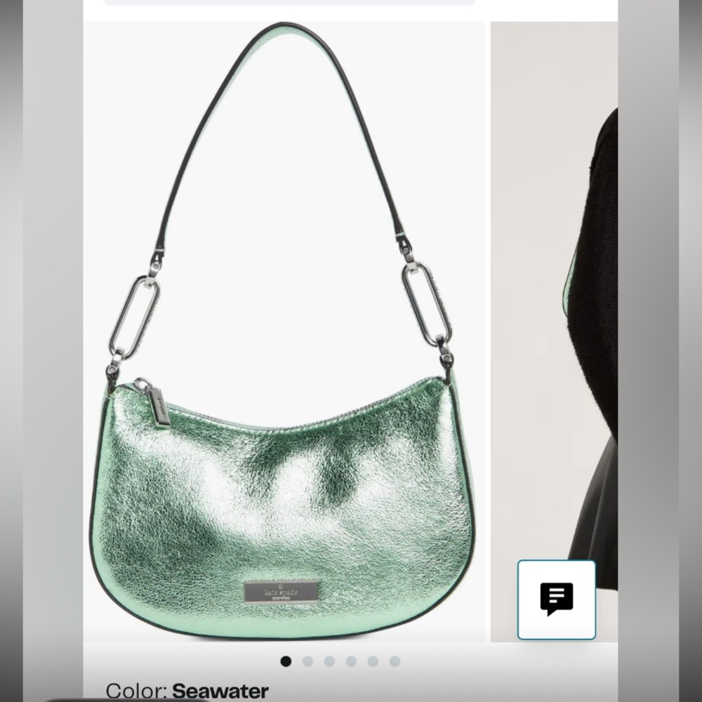 Brand New Kate Spade Nina Metallic Shoulder Bag